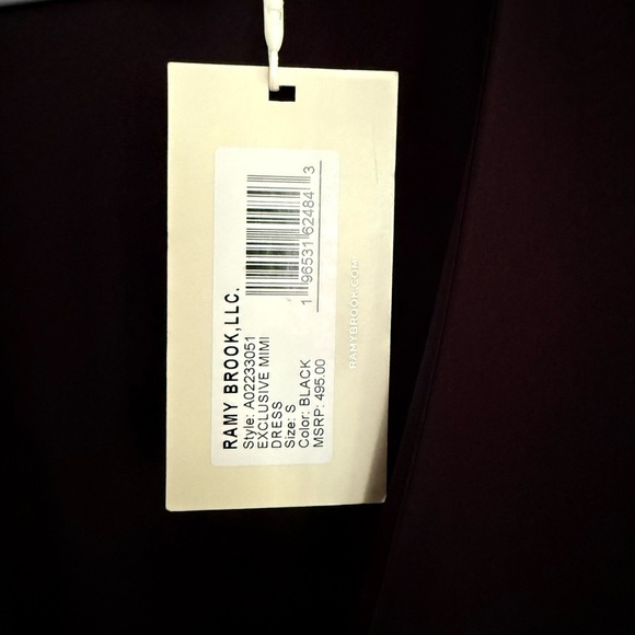 NWT Ramy Brook Mimi Embellished Black Dress size Small - Picture 3 of 5